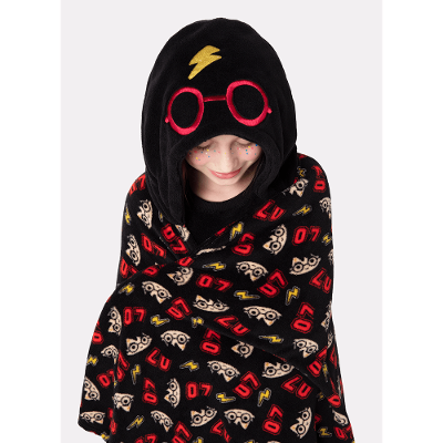 Manta com Capuz Soft Harry Potter