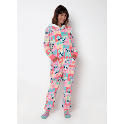 Macacão Manga Longa Soft Feminino Unicórnio Cherry