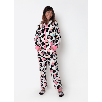 Macacão Manga Longa Soft Feminino Vaca Patches