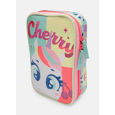 Estojo Grande Unicórnio Cherry