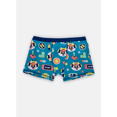 Cueca Boxer Menino Teen Algodão Raposa Gamer