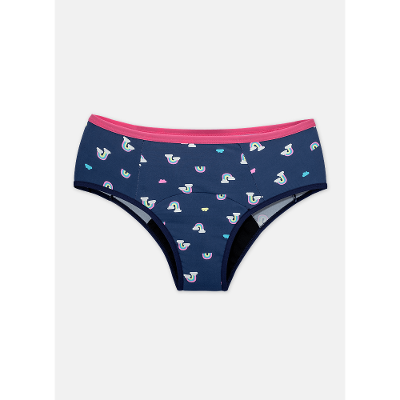 Calcinha Absorvente Boneca Feminina Microfibra Ovelha
