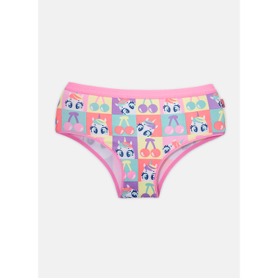 Calcinha Boneca Feminino Algodão Unicórnio Cherry