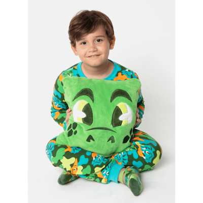 Manta com Capuz Soft Dino Trio