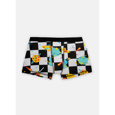 Cueca Boxer Menino Algodão Space Food