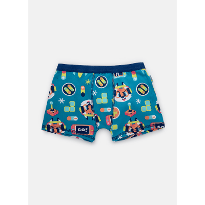 Cueca Boxer Menino Algodão Raposa Gamer