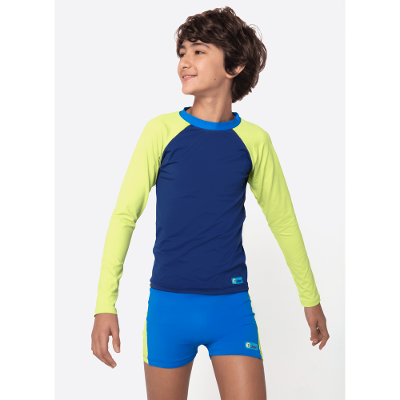 Camiseta Manga Longa Menino Teen Color Block