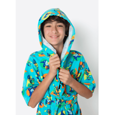 Roupão de Banho Algodão Menino Teen Multibichos
