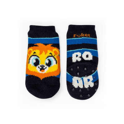Meia Botinha Bebê Tricot Leão