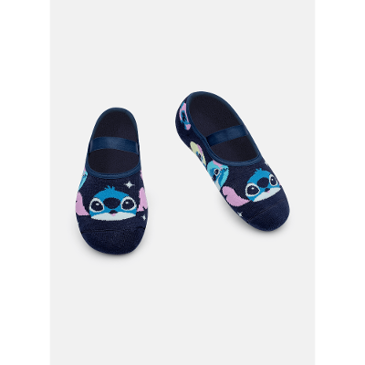 Meia Sapatilha Antiderrapante Unissex Teen Stitch