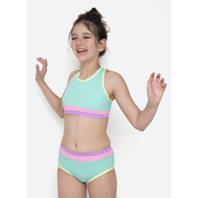 Biquíni Menina Teen Color Block