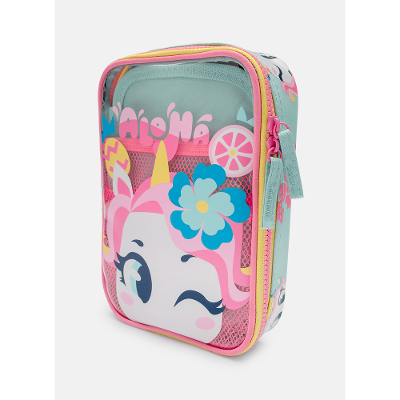 Estojo Grande Unicórnio Aloha