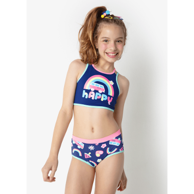 Biquíni Menina Teen Gata Fun