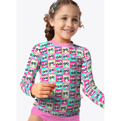 Camiseta Menina Panda