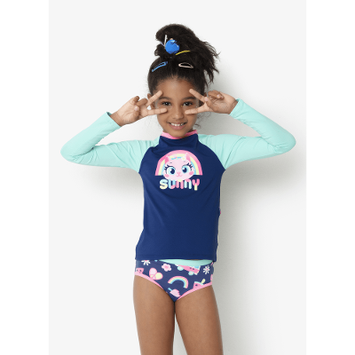 Conjunto Camiseta e Calcinha Menina Gata Fun