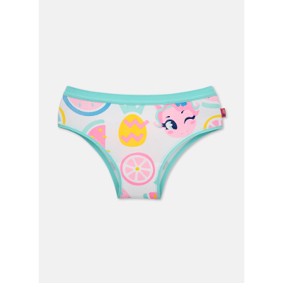 Calcinha Boneca Algodão Menina Teen Unicórnio Aloha