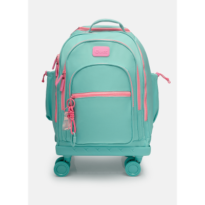 Mochila com Rodinha 360 Verde Água
