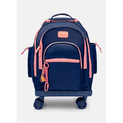 Mochila com Rodinha 360 Azul Marinho