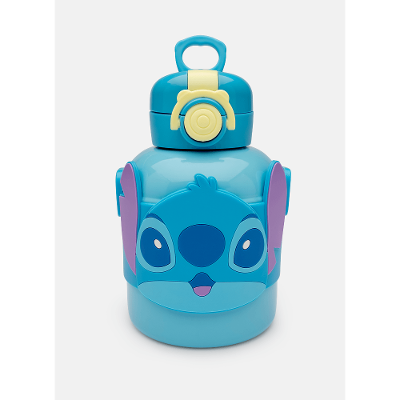 Garrafa Térmica Com Canudo Stitch