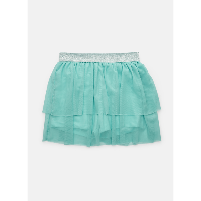 Fantasia Saia Tule Verde Água