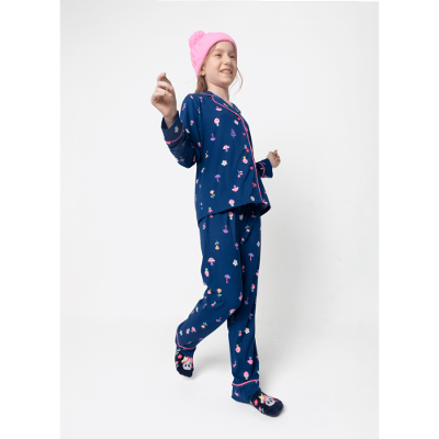 Pijama Manga Longa Viscose Menina Teen Unicórnio Encantado