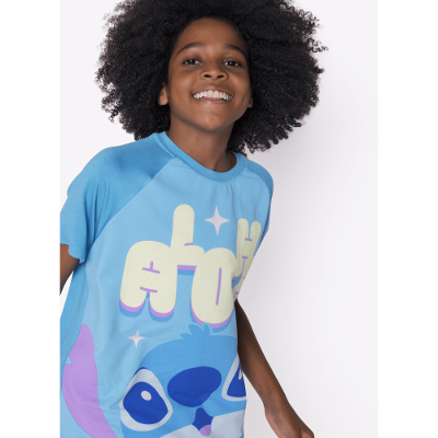 Pijama Manga Curta Viscolycra Menino Teen Stitch