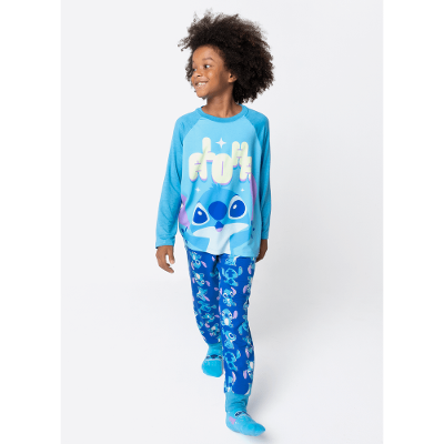 Pijama Manga Longa Viscolycra Menino Stitch