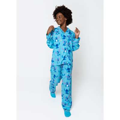 Pijama Manga Longa Viscose Menina Teen Stitch