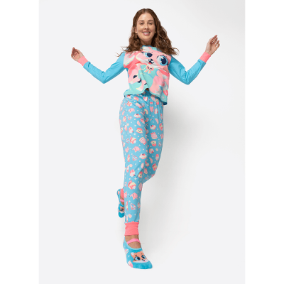 Pijama Manga Longa Viscolycra Feminino Raposa Confeiteira