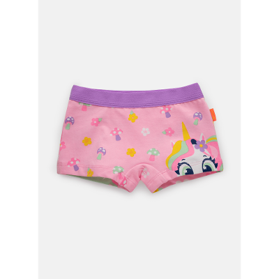 Calcinha BodyShorts Algodão Menina Unicórnio Encantado