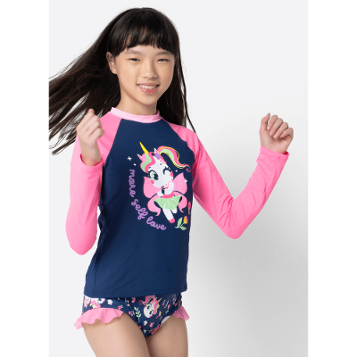 Conjunto Camiseta e Calcinha Menina Teen Unicórnio Encantado