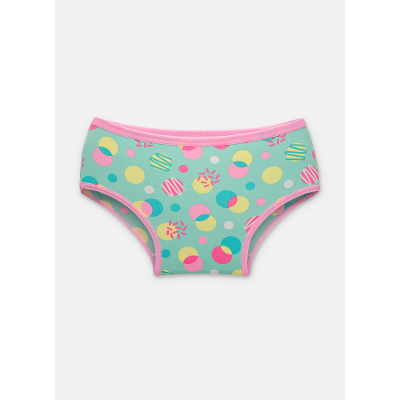 Calcinha Boneca Menina Teen Microfibra Vaca Chocolate