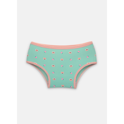 Calcinha Boneca Microfibra Menina Teen Raposa Confeiteira