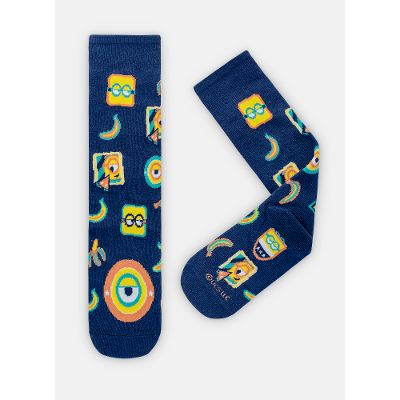 Meia Cano 3/4 Unissex Kids Minions