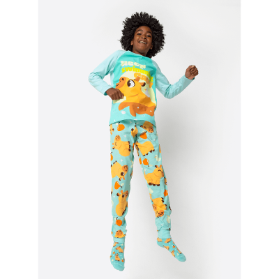 Pijama Manga Longa Viscolycra Menino Teen Capivara Vibes