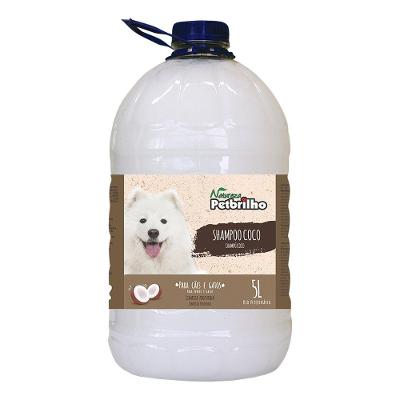Shampoo Petbrilho Natureza de Coco - 5 Litros