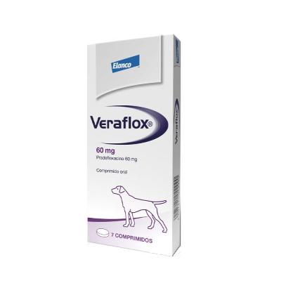 Antimicrobiano Elanco Veraflox 60 mg para Cães - 7 Comprimidos