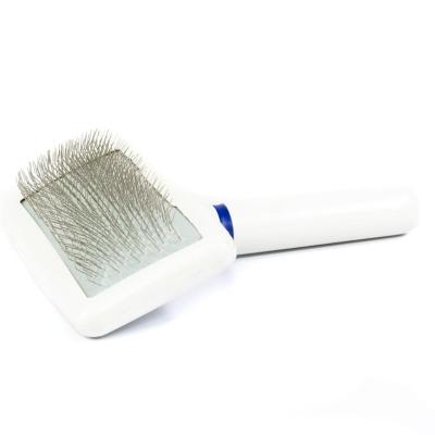 Rasqueadeira Luxo Soft The Pets Brasil com Cabo de Plástico Branco - Tam. M