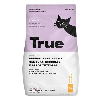 Ração Seca True para Gatos Adultos Castrados - 7 Kg