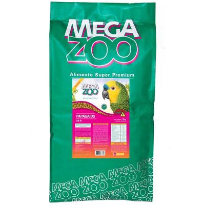 Ração Extrusada para Reprodução de Papagaios e Araras Megazoo - 12 Kg