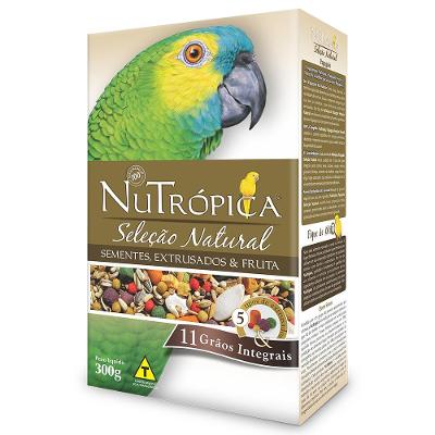 Ração Nutrópica Seleção Natural Papagaio - 300 g