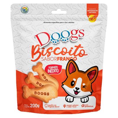 Biscoito Doogs para Cães Sabor Frango - 200g