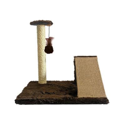 Brinquedo Arranhador com Rampa Le Petin Recreio Cat Marrom - Tam. Único