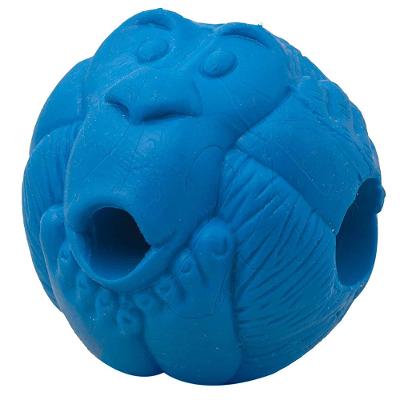 Bola Macaquinho Pet Games com Dispenser de Ração ou Petisco Azul - Tam. M