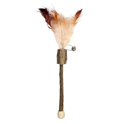 Brinquedo Varinha Matatabi com Pena para Gatos - Tam. Único