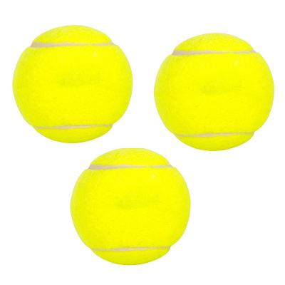 Brinquedo Kit com 3 Bolas de Tênis Amarela para Cães - 3 Unidades