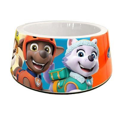 Comedouro Paw Patrol Laranja para Cães - Tam. P