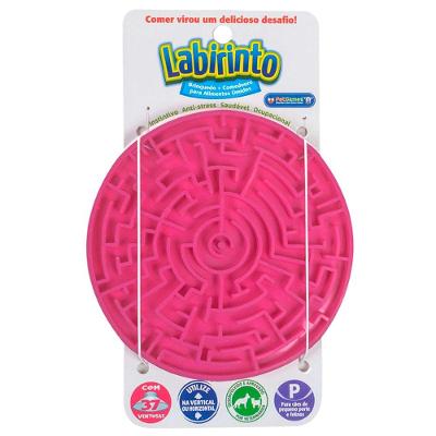 Comedouro Interativo Labirinto Pink - Tam. G