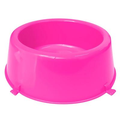 Comedouro Furacão Pet Classic Plástico Rosa - 1,08 Litros