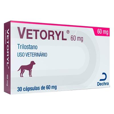Inibidor Enzimático Dechra Vetoryl 30 Cápsulas para Cães - 60 mg